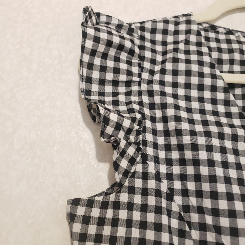 NEW BCBG PLAID JUMPSUIT...SIZE:10 - Picture 11 of 15